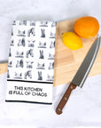 This Kitchen is Full Of Chaos Kitchen Towel