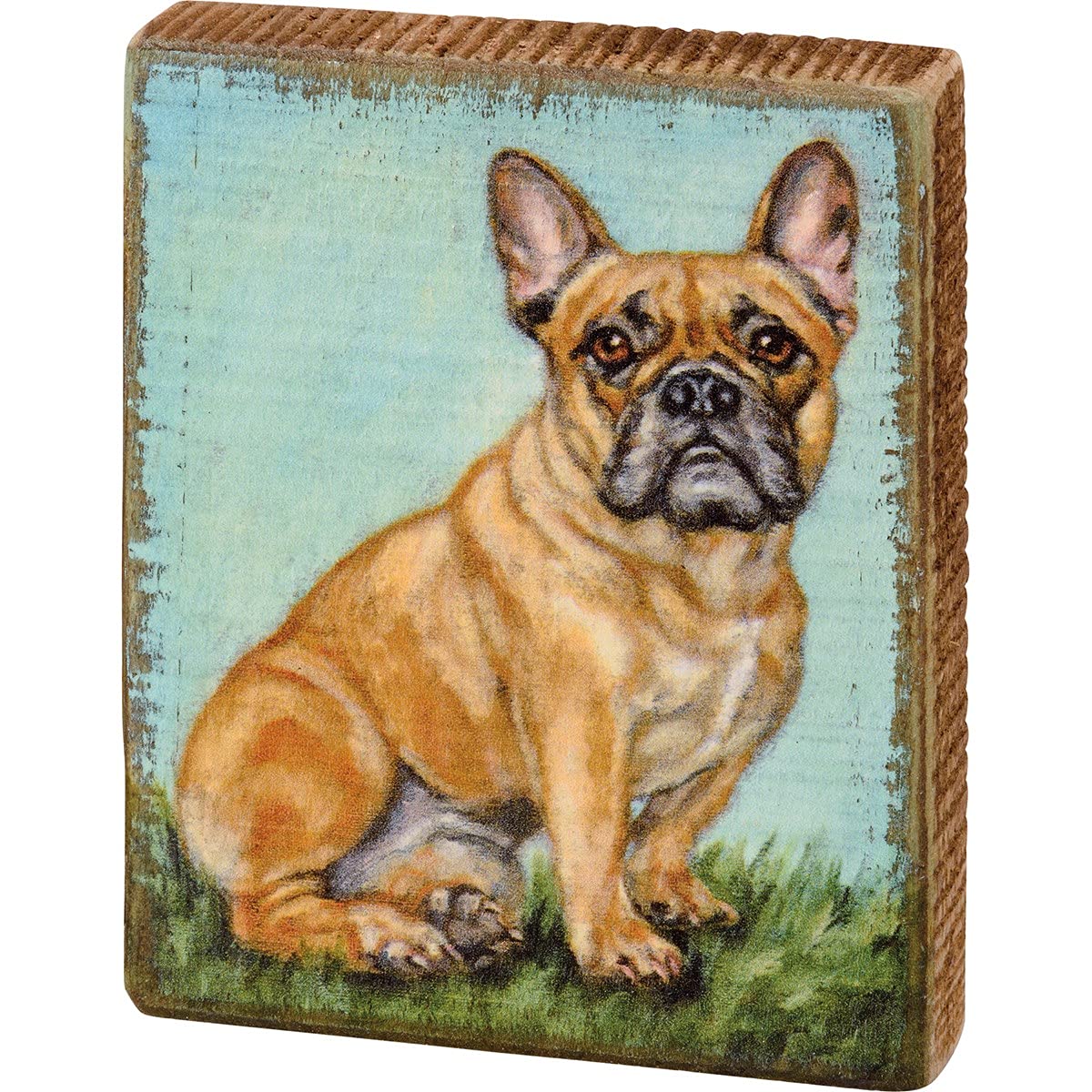 French Bulldog Block Sign