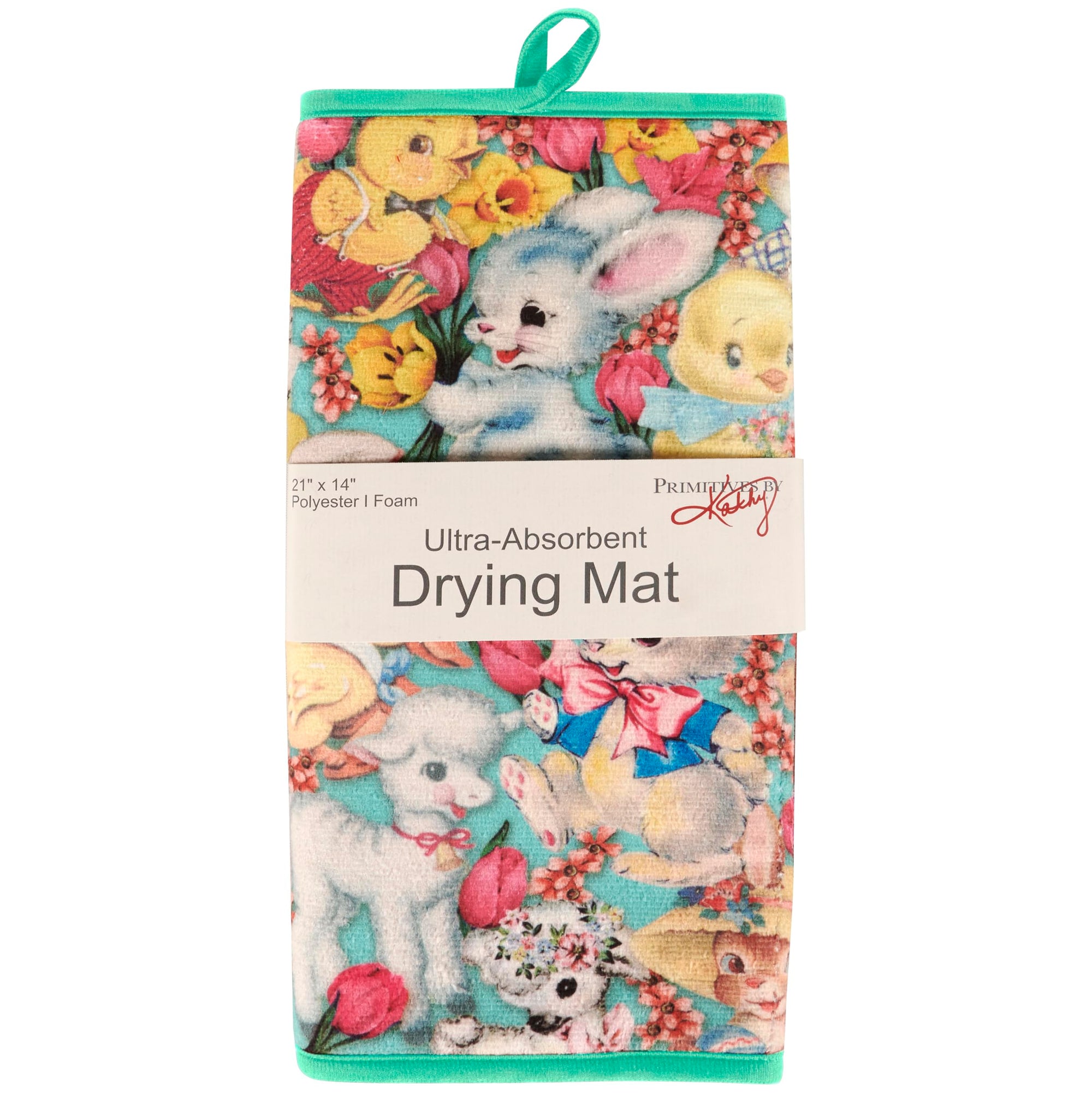 Vintage Easter Drying Mat