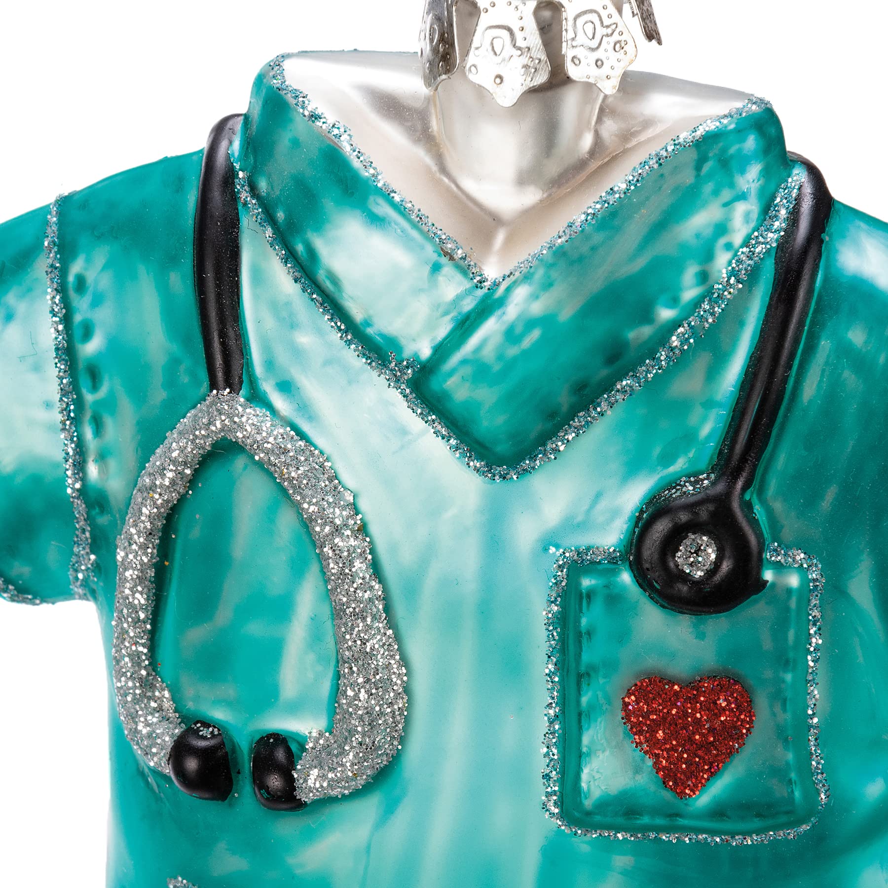 Glass Scrubs Ornament