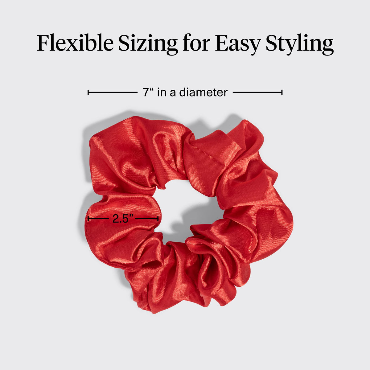 KITSCH Christmas 3 Piece Satin Scrunchies