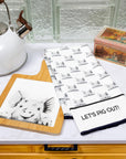 Let's Pig Out Kitchen Towel