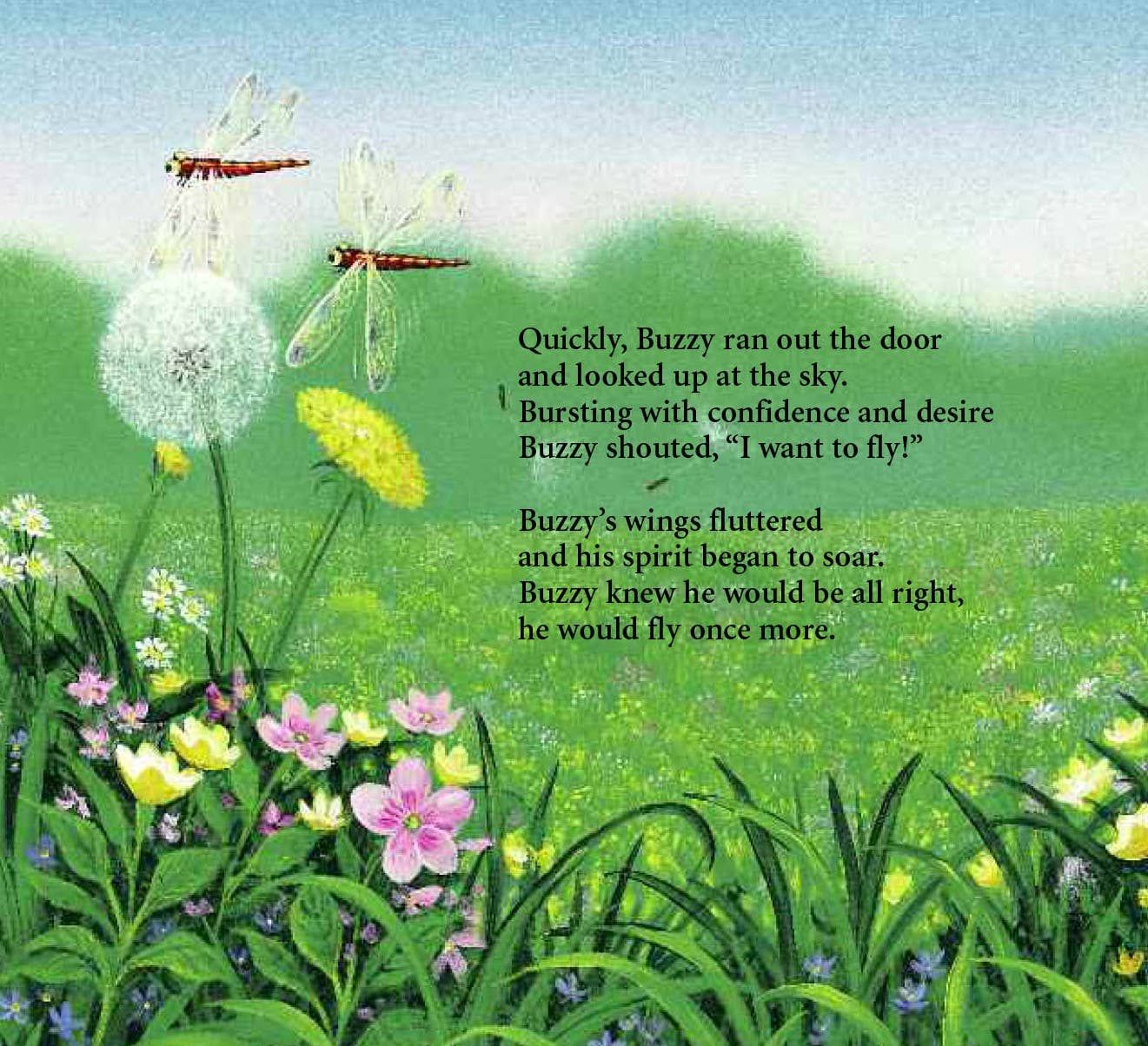 Buzzy the bumblebee picture book