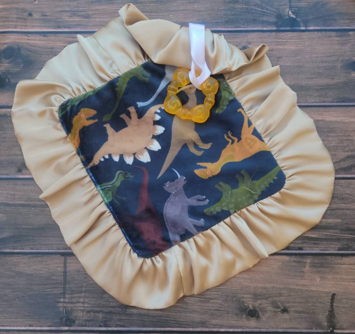 Dinosaur Teether Blanket