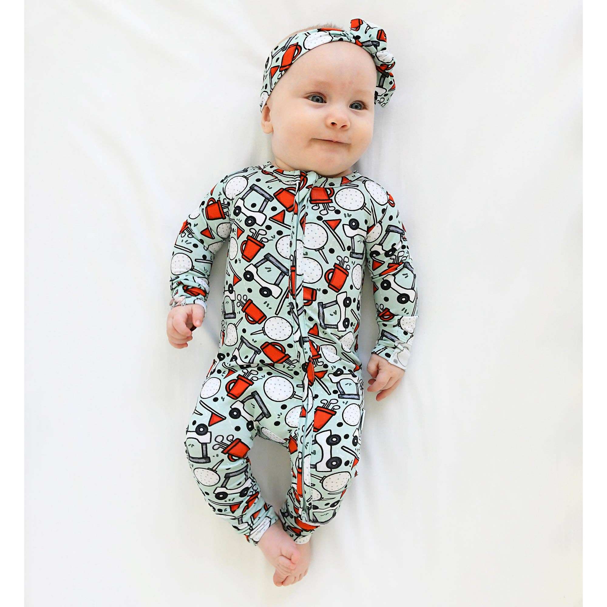 Bamboo Baby Pajama Sleepies Little Baby Zip Caddie