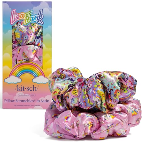 KITSCH Lisa Frank x Kitsch Pillow Satin Scrunchies
