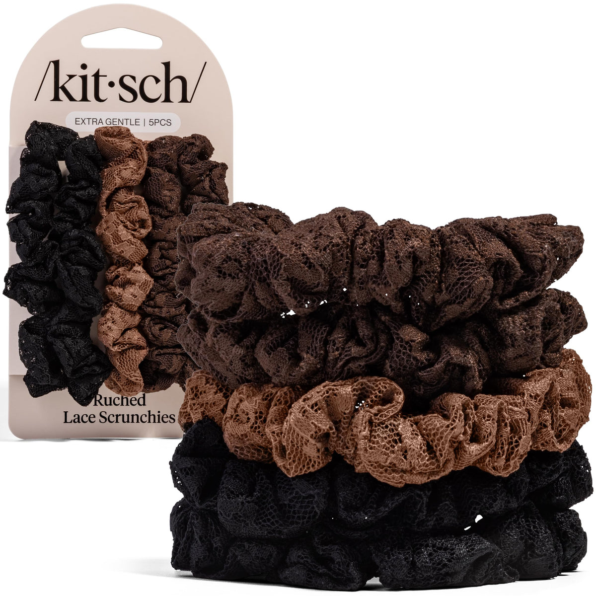 KITSCH Lace Scrunchie Set