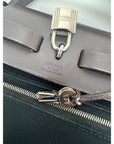 HERMÈS Toile Vache Hunter Herbag Zip 31 PM Black Ebene Shoulder Bag