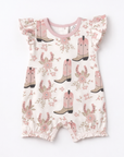 Pink Cowgirl Baby Bubble Romper – Cotton Western