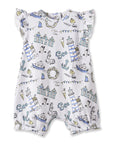 Seashore Bubble Romper – Bamboo Baby Girl Outfit