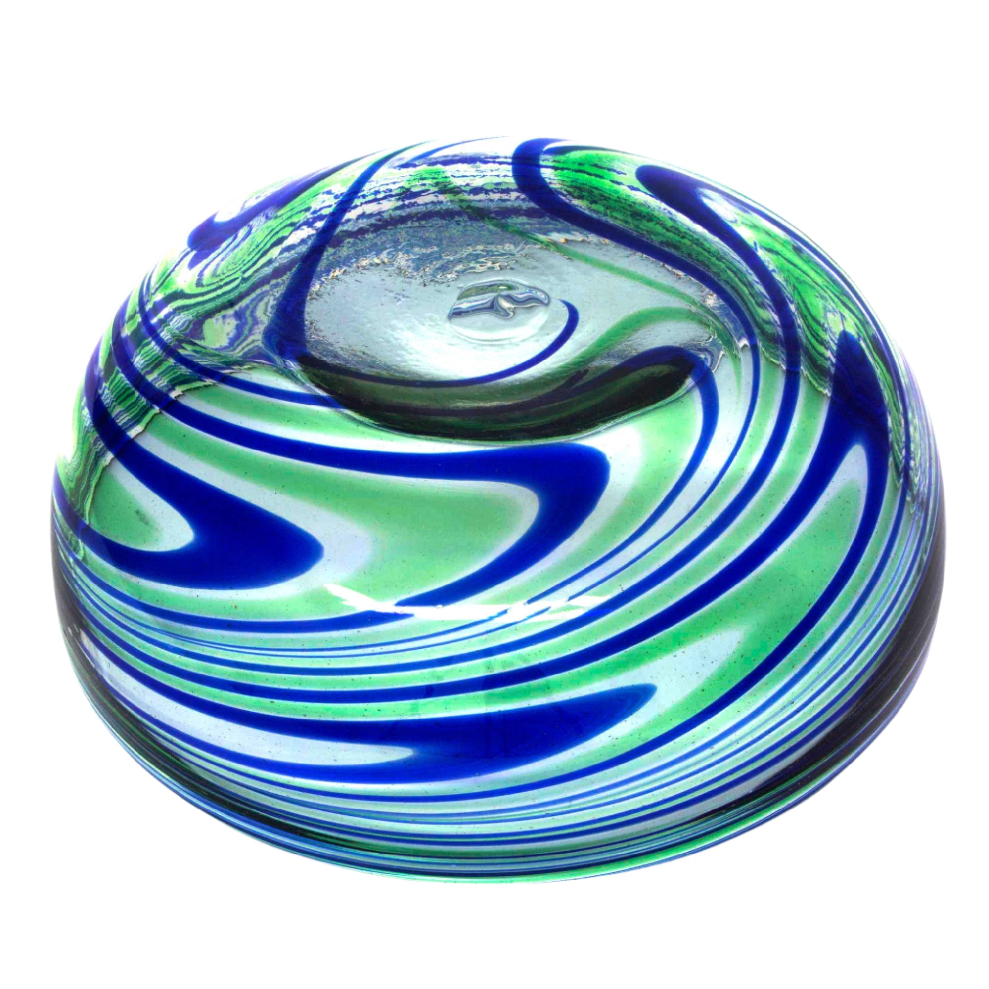 NOVICA Elegant Energy Blown Glass Bowl