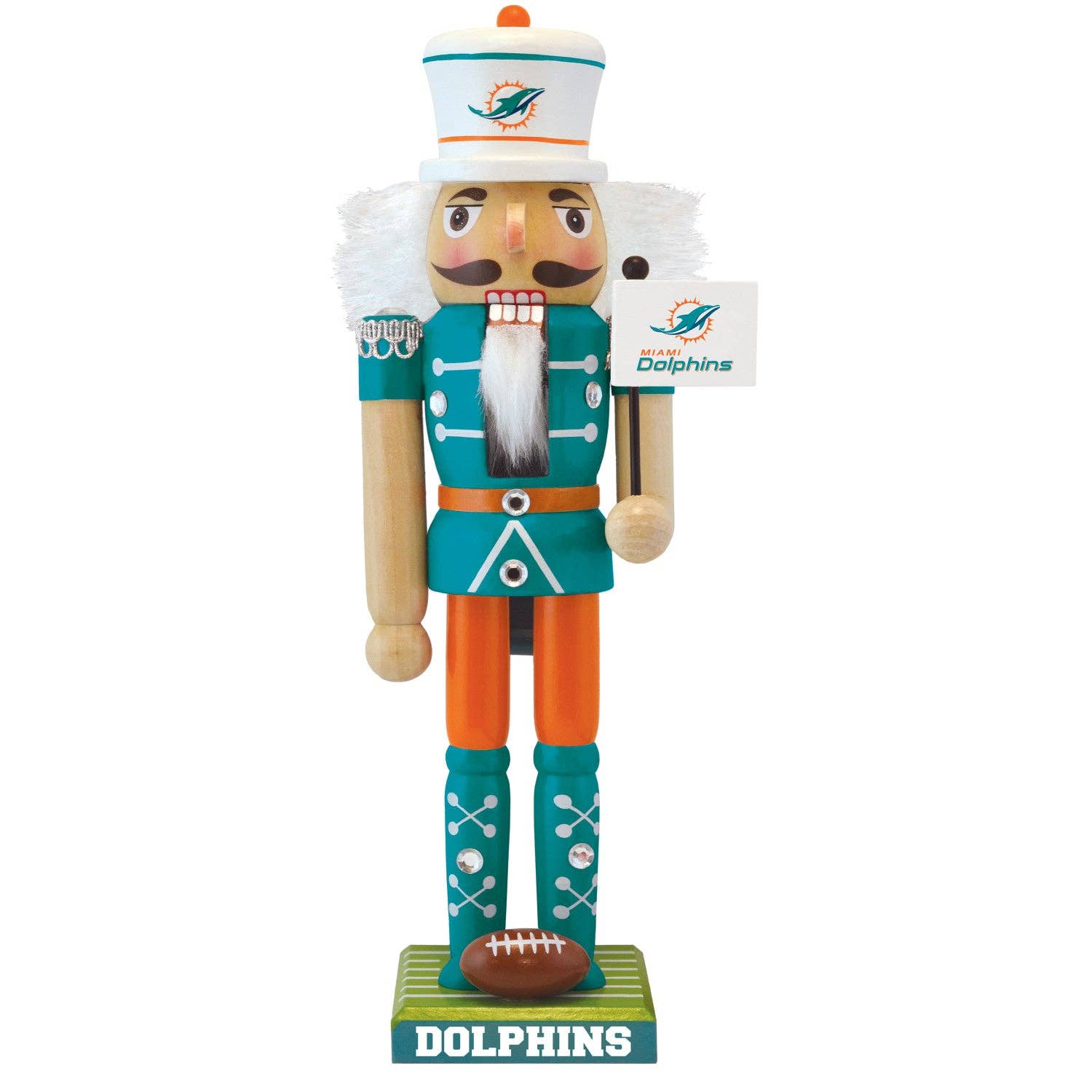 Miami Dolphins - Football Collectible Nutcracker