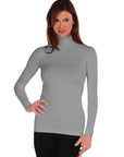 Tees By Tina Long Sleeve Mock Neck Turtleneck (800MN)