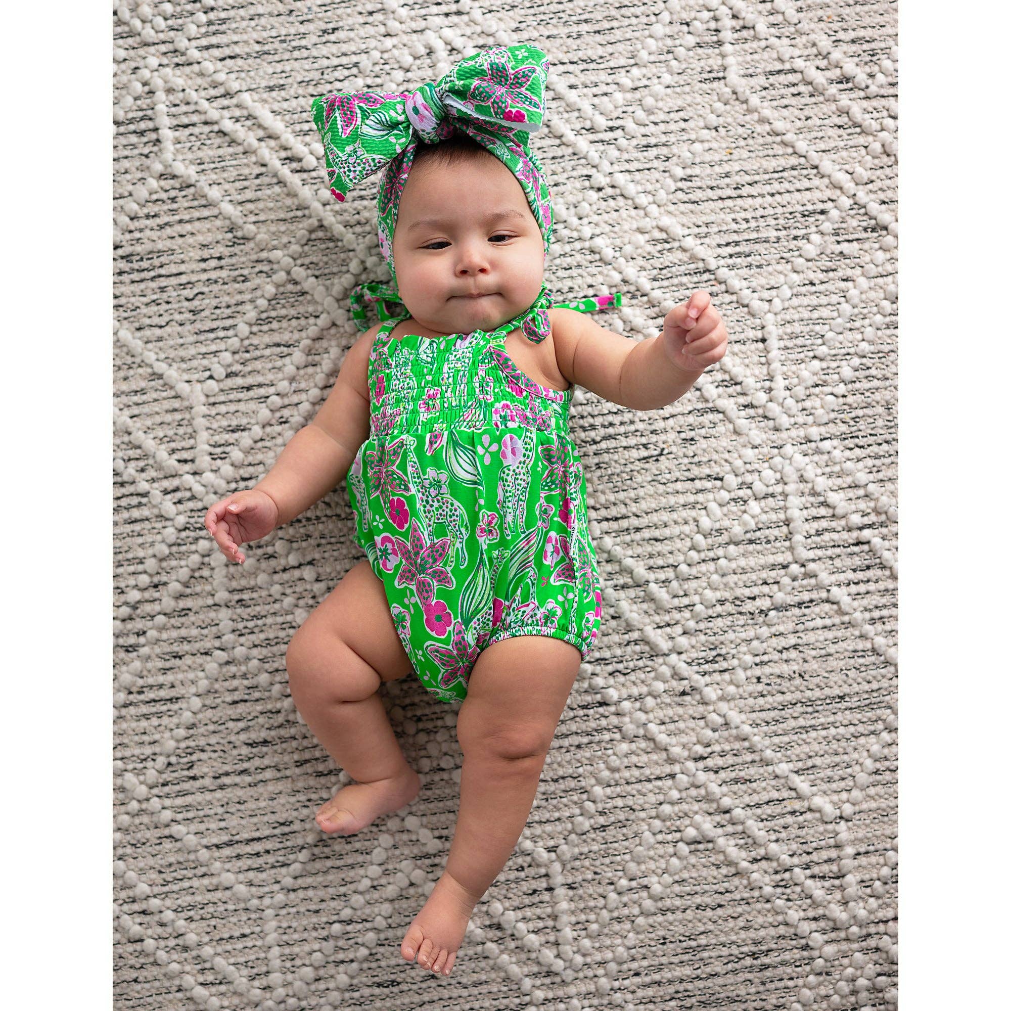 Bamboo Tank Tutu Baby Dress Clothes – Safari