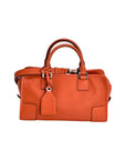 LOEWE Calfskin Amazona 28 Orange Leather Shoulder Bag