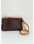 LOUIS VUITTON Pallas Monogram Clutch Cherry Crossbody