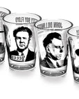 Notorious Gangsters Mug Shots Shot Glasses