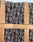 Christian Dior Vintage Trotter Diorissimo Medium Brown Boston Bag