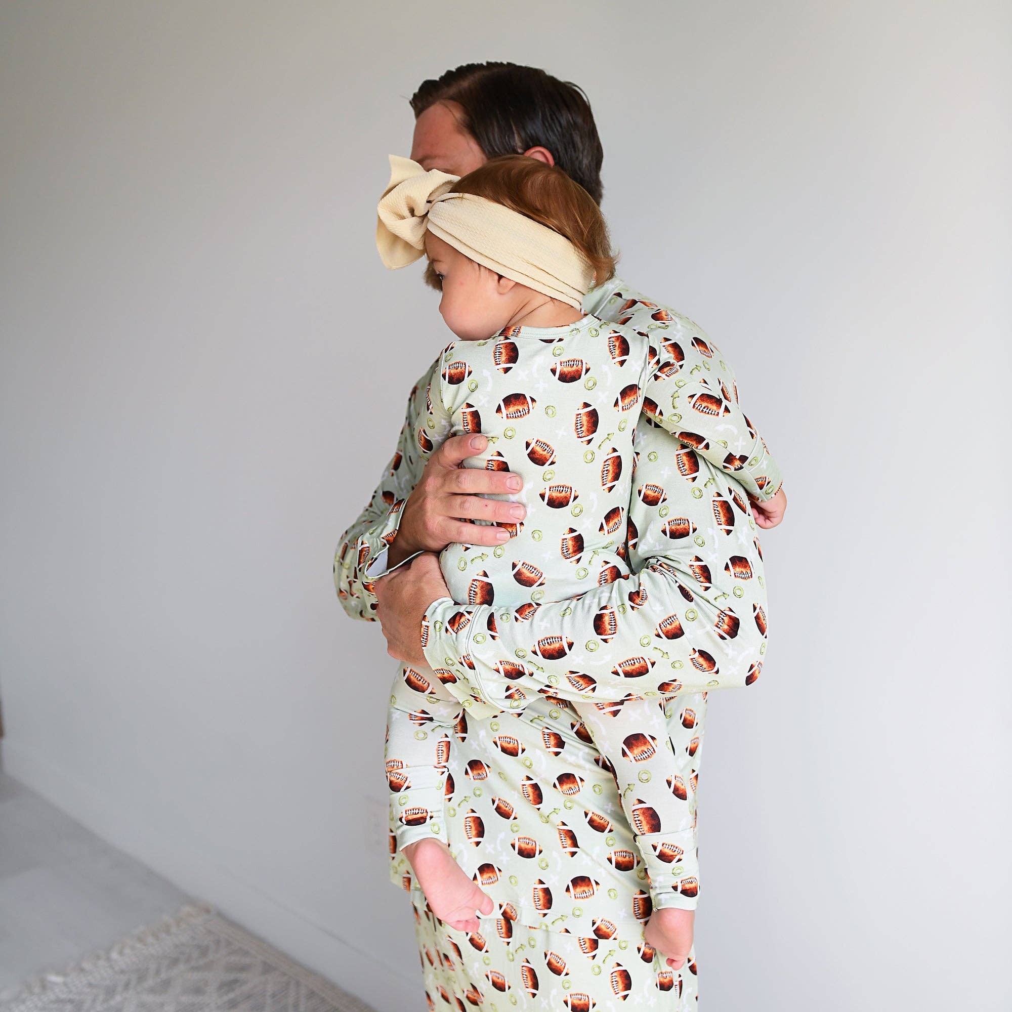 Bamboo Baby Pajama Sleepies Little Baby Zip Madden Football