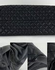 CHANEL Just Mademoiselle Quilted Caviar Black Bowling Shoulder Bag