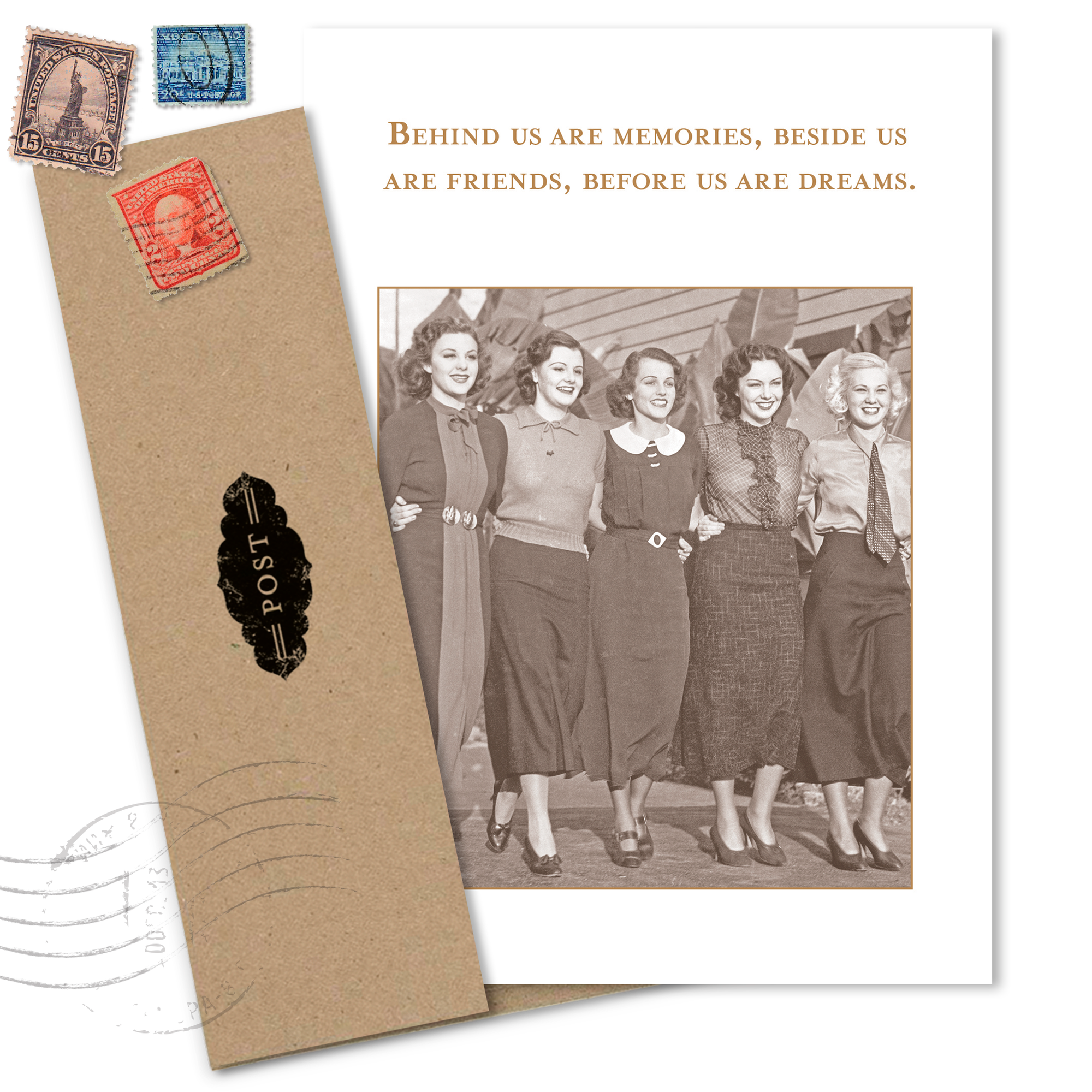 Behind Us Memories Birthday Card