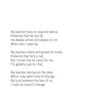 My Teacher Dances on the Desk