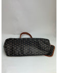 GOYARD St. Louis Goyardine PM Black Tote Bag