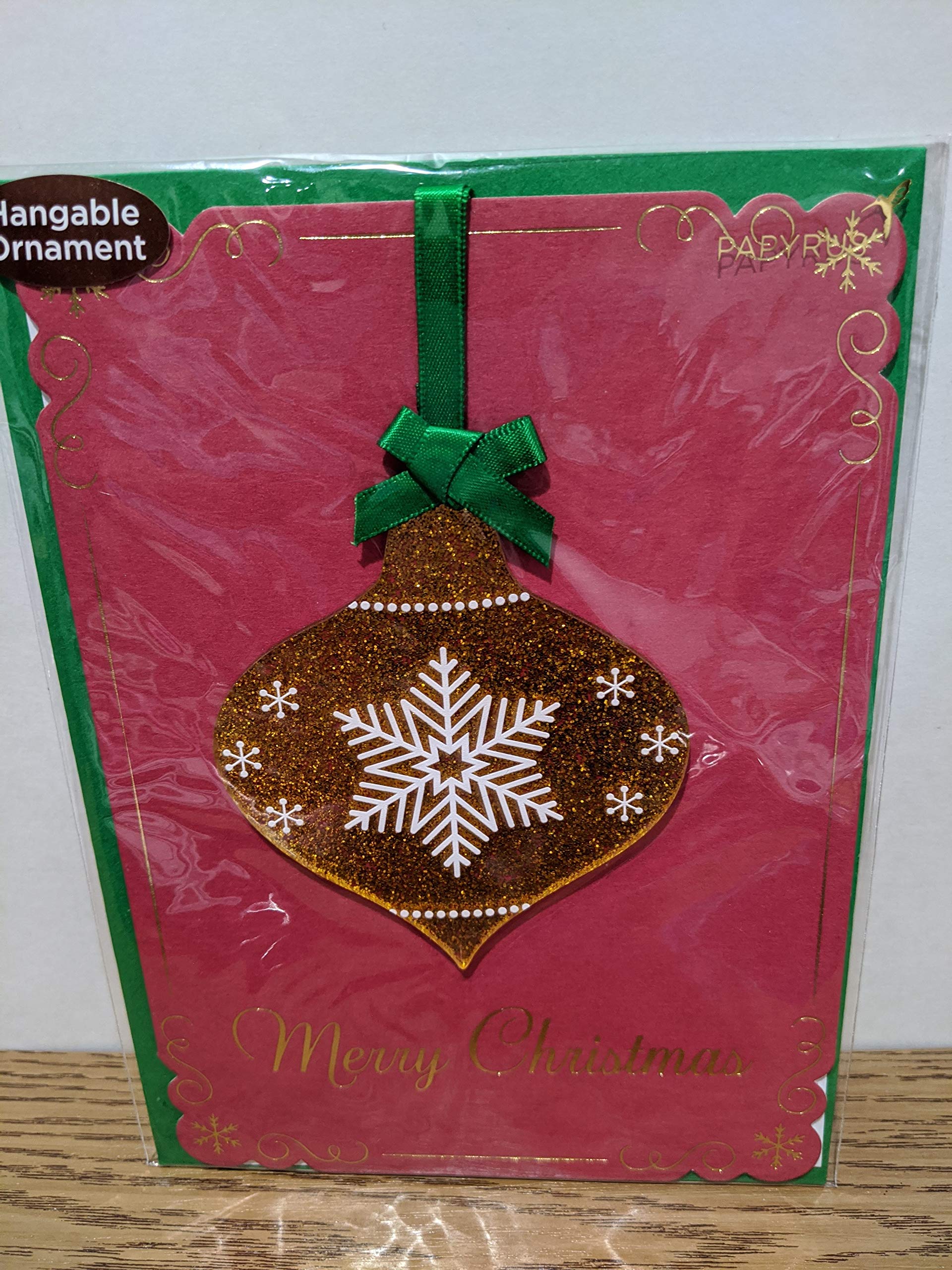 Papyrus Christmas Card (Hangable Ornament)