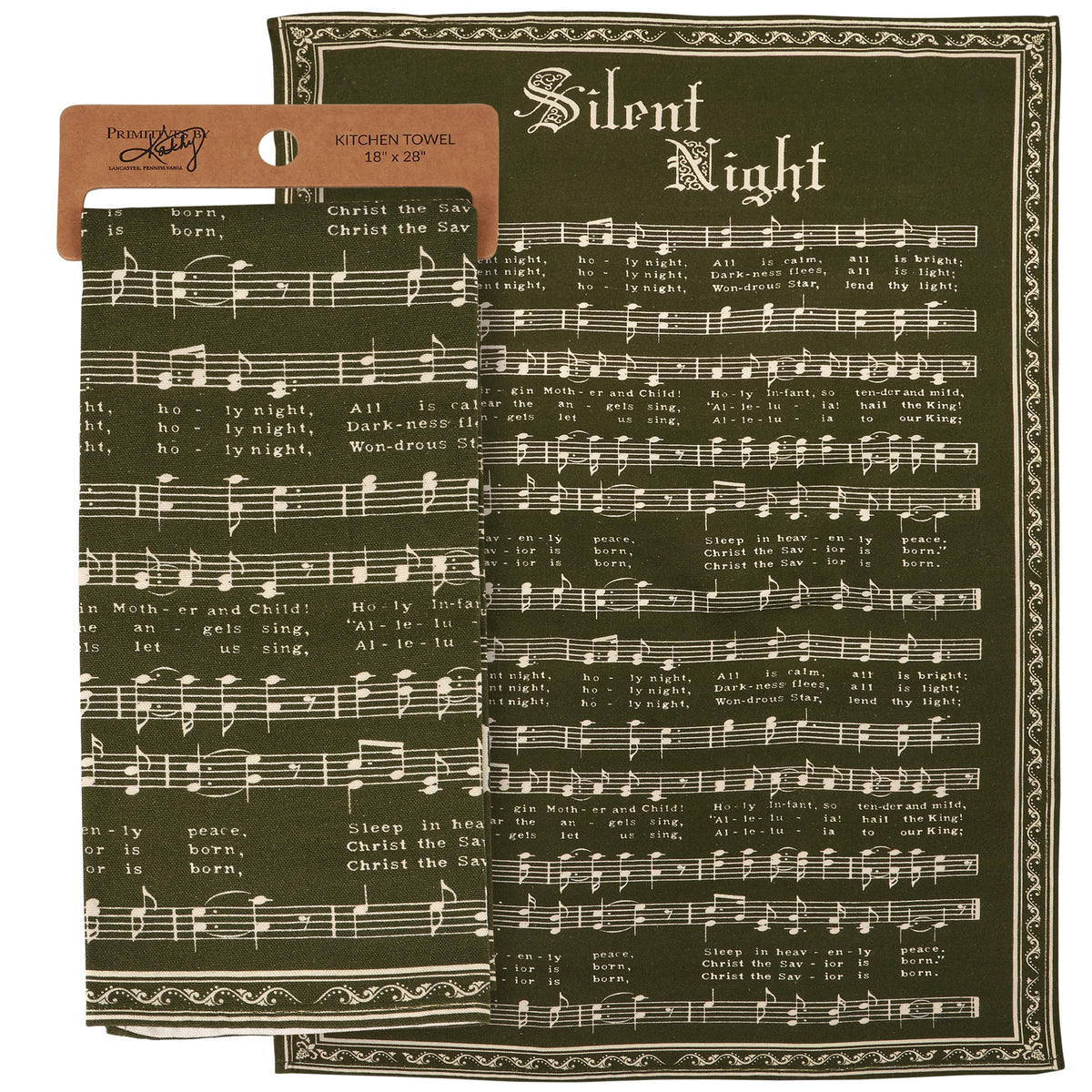 Silent Night Tea Towel