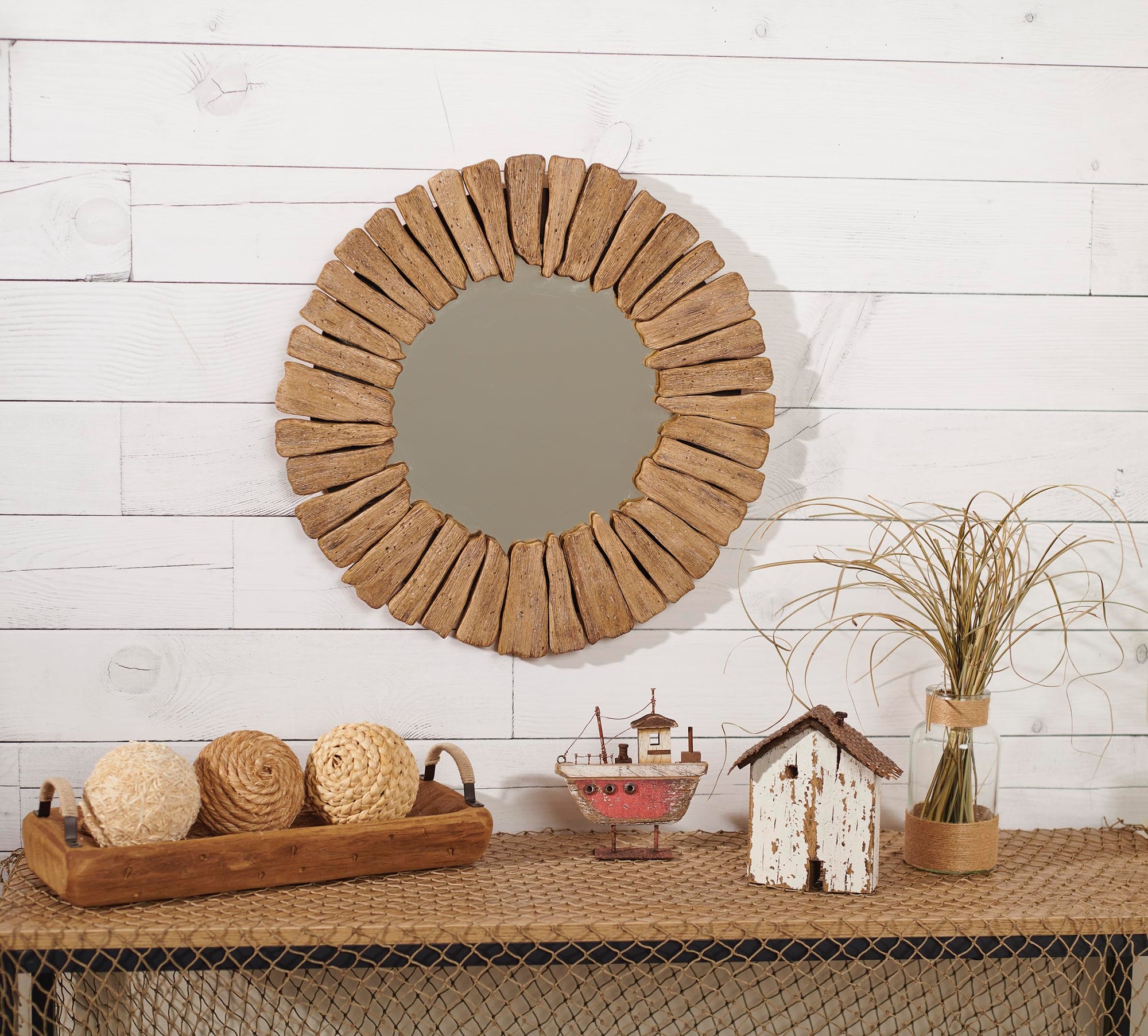 Rustic Beach Mirror
