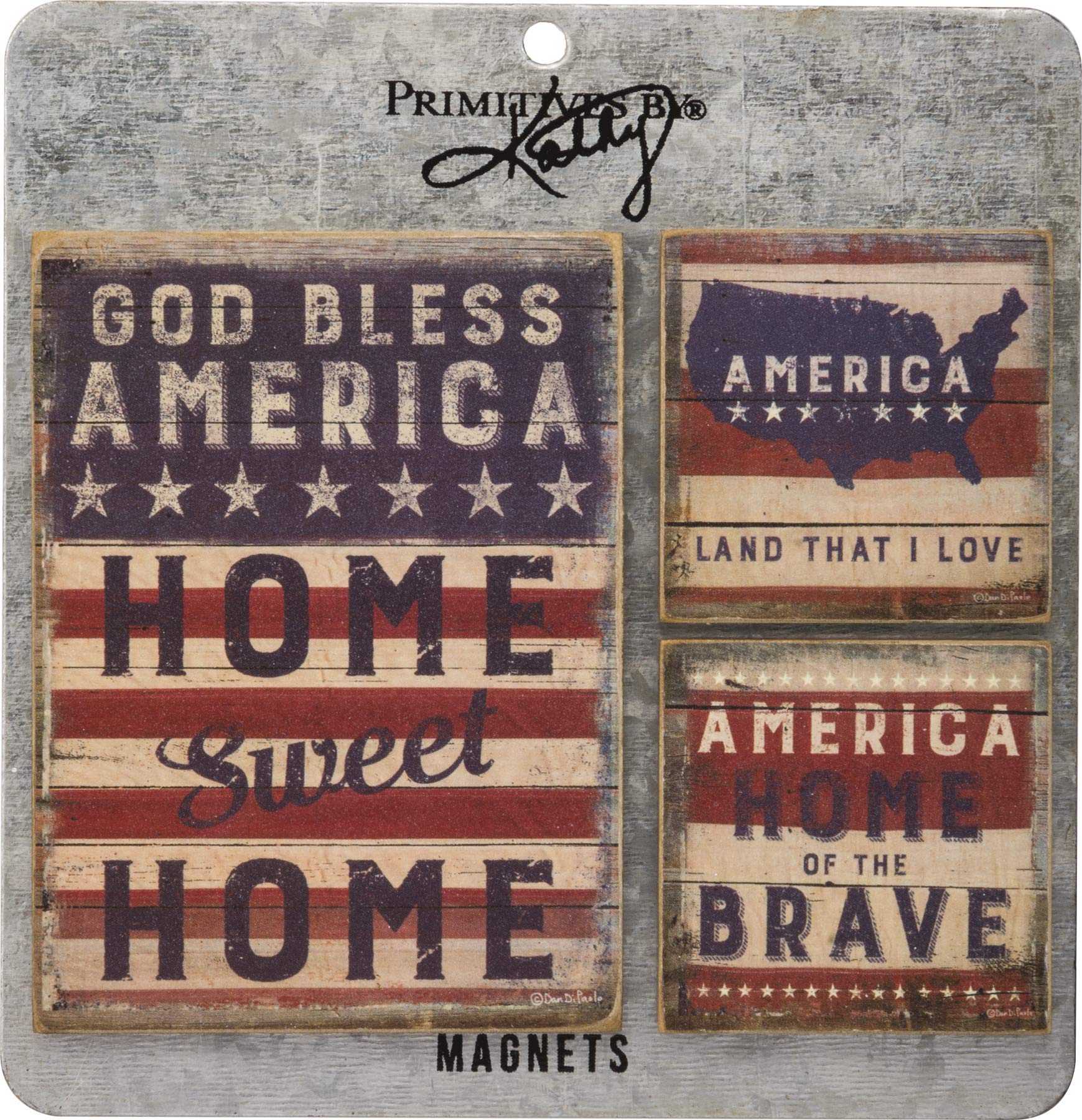 God Bless America Magnet Set