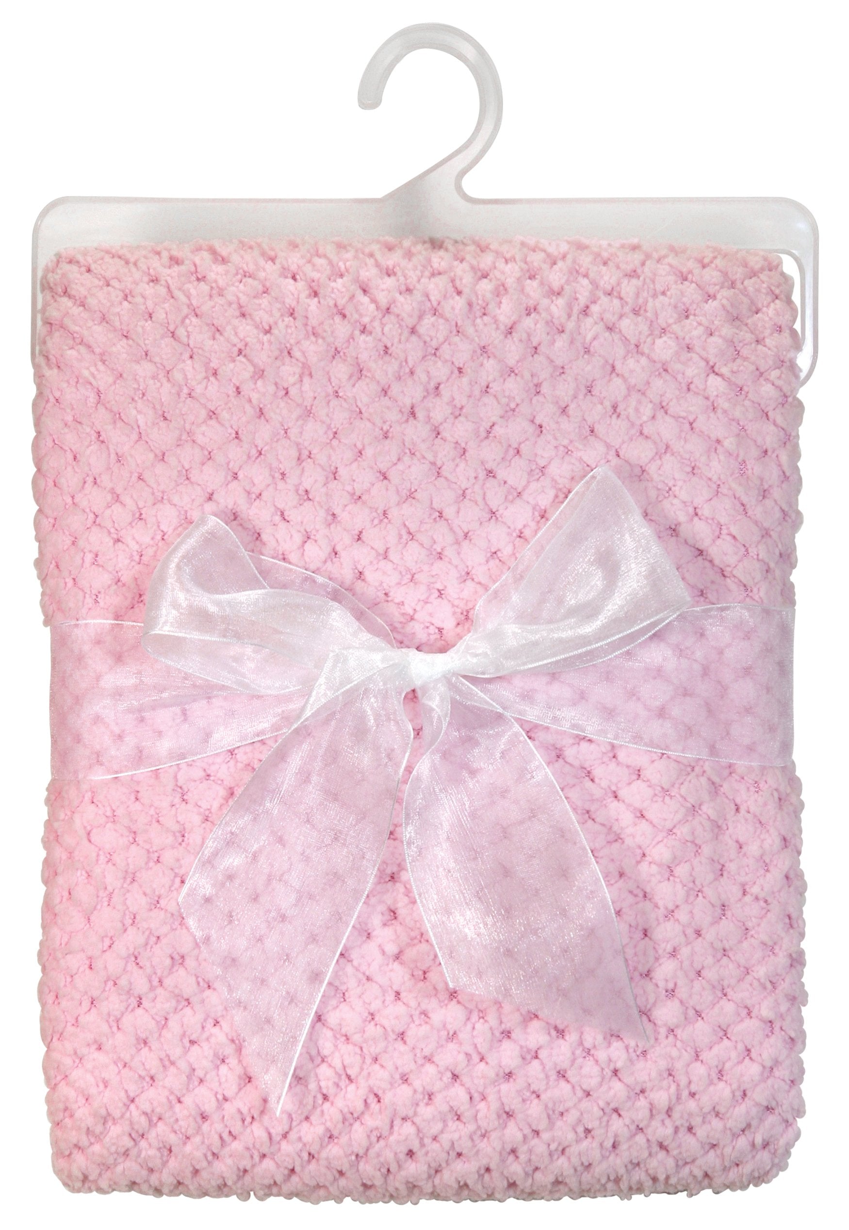 Pink Receiving Baby Blanket