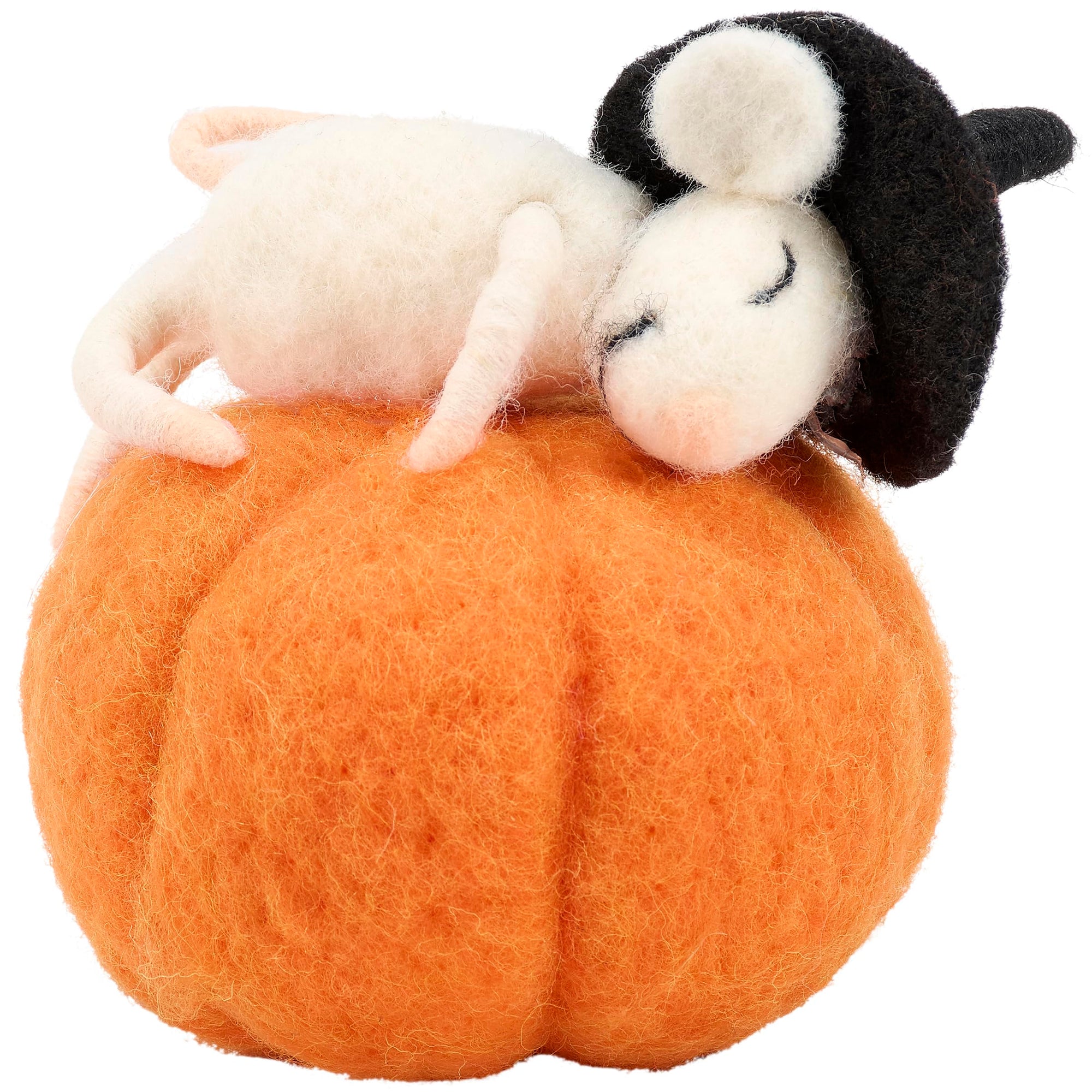 Sleepy Witch Mouse Critter Decor