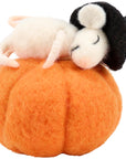 Sleepy Witch Mouse Critter Decor