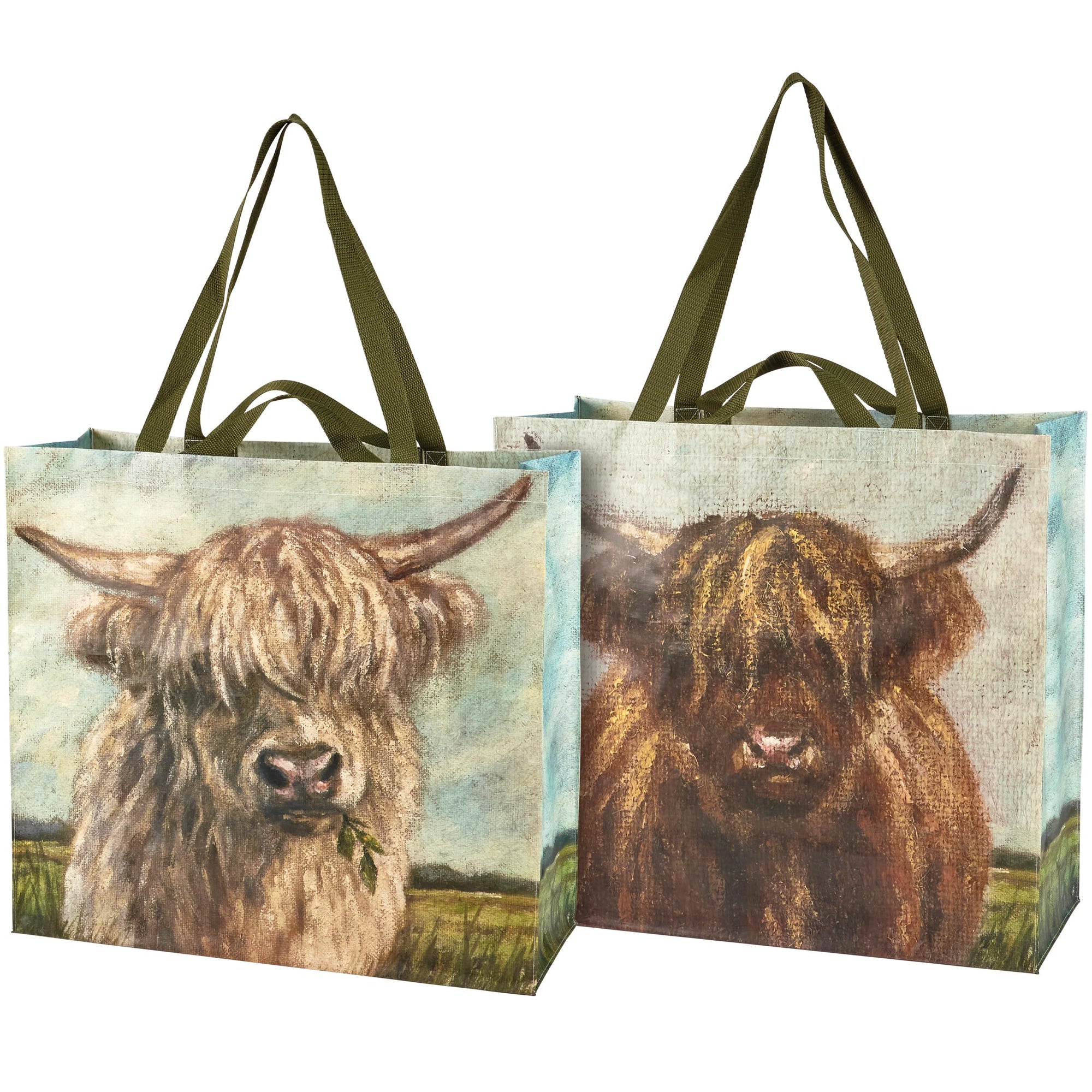Highland Cows Shopping Tote Bag