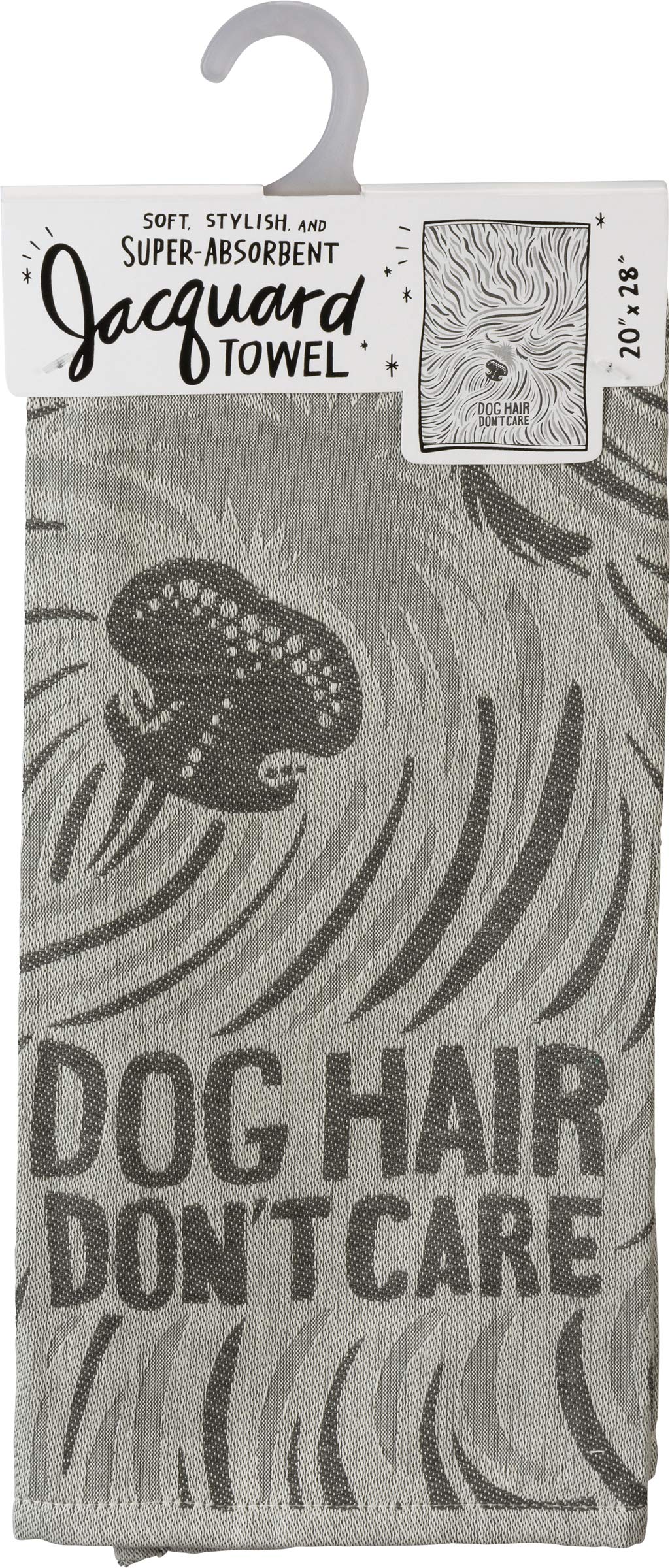 Dog Hair Don't Care Jacquard Tea Towel