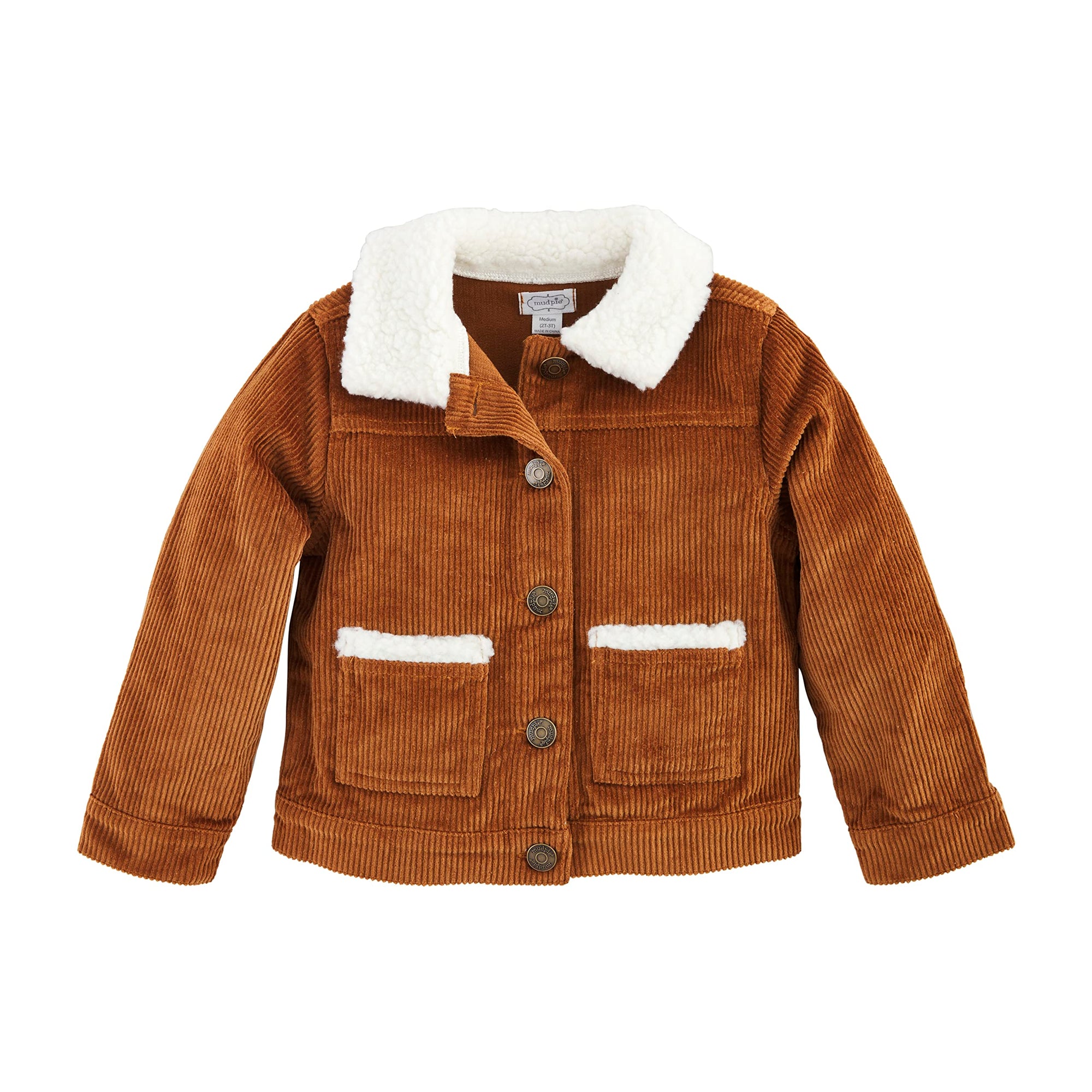 Mud Pie Corduroy Sherpa Jacket