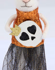 Skull Dress Mouse Critter Halloween Ornament