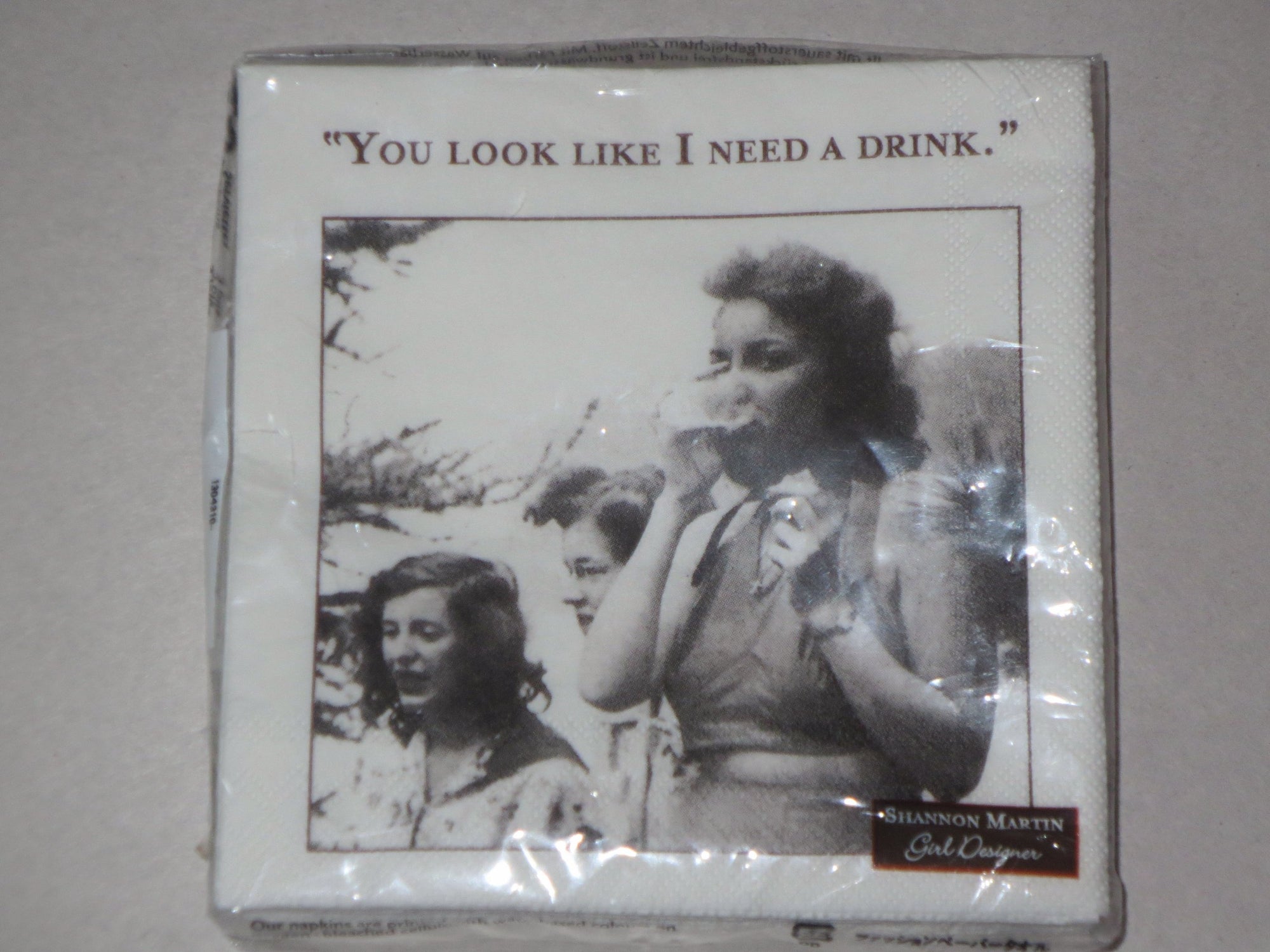 You Look Like I Need A Drink Cocktail Napkins