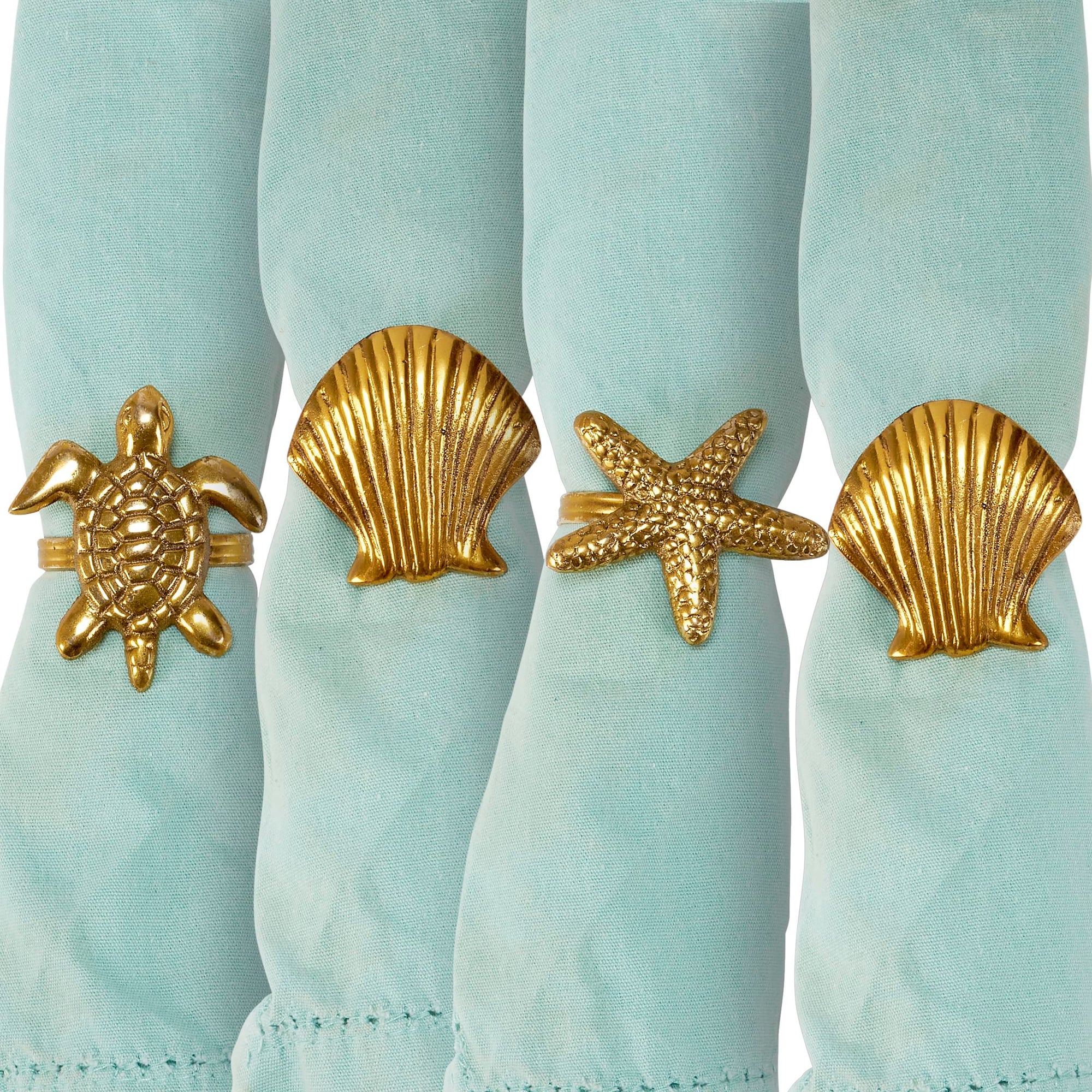 Beach Napkin Ring Set