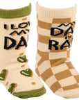 My Dad Is Rad Baby Socks Set