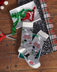 Happy Pawlidays Cat Socks