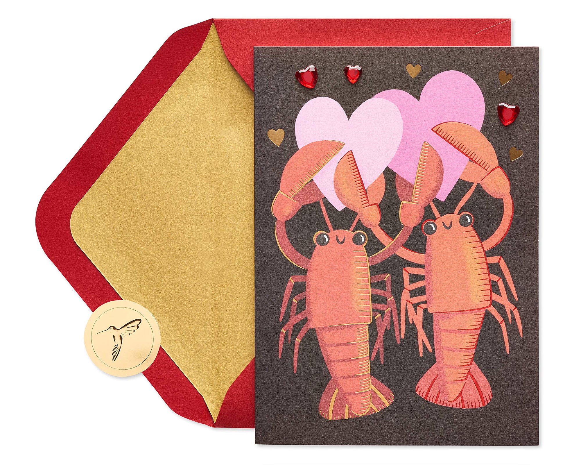 Papyrus Lobster Valentine's Day Card
