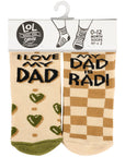 My Dad Is Rad Baby Socks Set