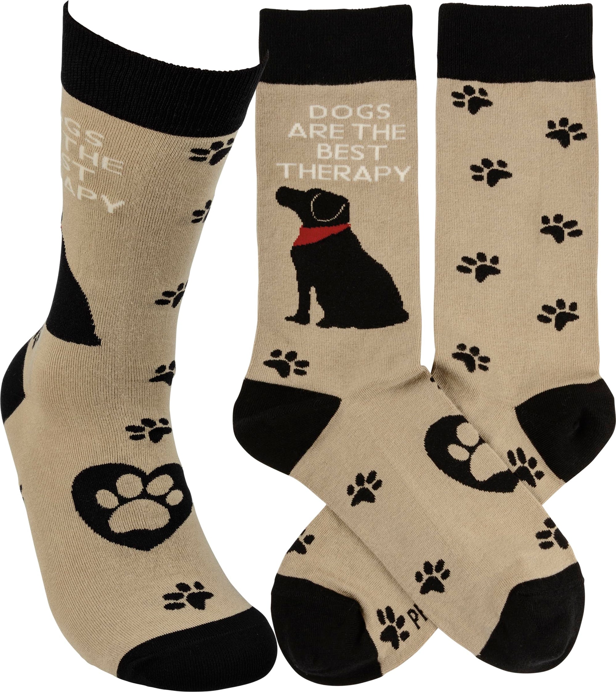 Dogs Are The Best Therapy Socks