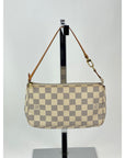 Louis Vuitton Pochette Accessories White  Damier Azur Bag