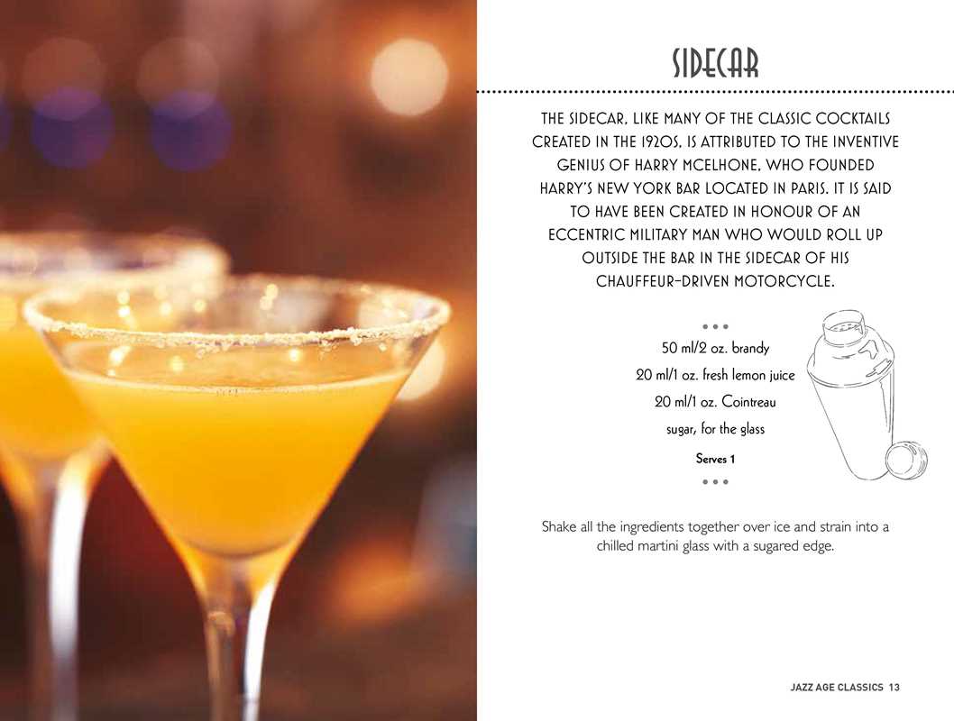 Gatsby Cocktails - Classic Cocktails From the Jazz Age