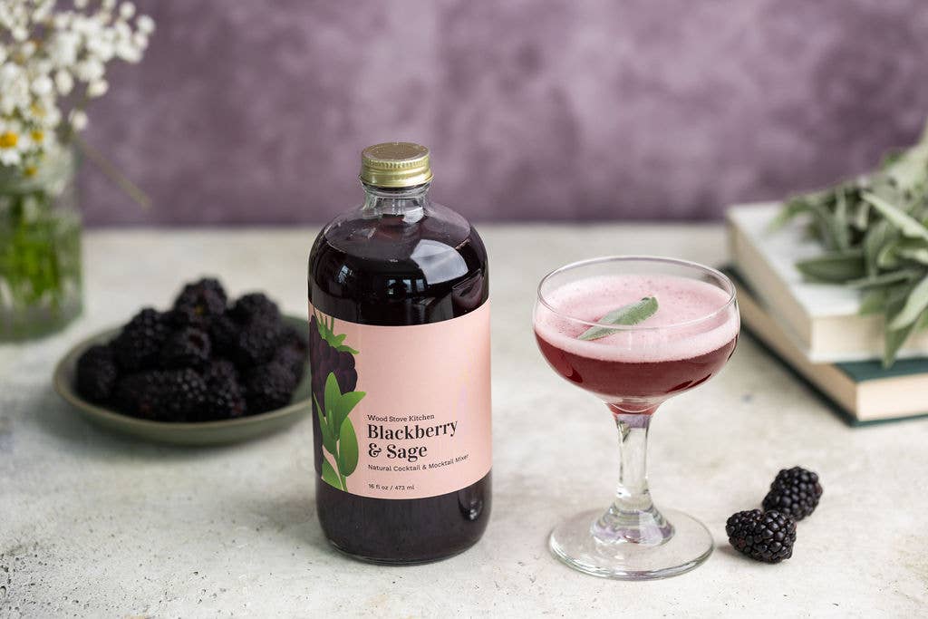 Blackberry &amp; Sage Cocktail Mixer and Mocktail Mixer, 16 fl oz