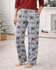 Adult Bamboo Pajama Pants - Cowboy Christmas Western