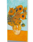 Flatyz Vincent van Gogh Sunflowers on Blue Candle